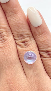 3.87ct |  Round Shape  Moonstone - Modern Rustic Diamond