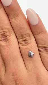 0.68ct | Rustic  Kite Shape Step Cut Diamond - Modern Rustic Diamond