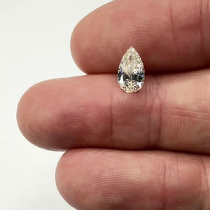 1.00ct | K/VVS2 Pear Shape Brilliant Cut Diamond (GIA) - Modern Rustic Diamond
