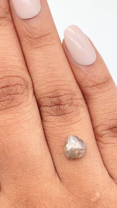 1.22ct | Rstc/ Pear Shape Rose Cut Diamond - Modern Rustic Diamond