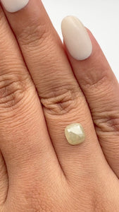 1.45ct | Rustic  Cushion Shape Rose Cut Diamond - Modern Rustic Diamond