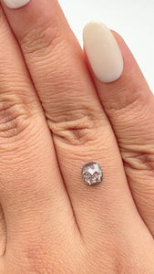0.82ct | Rustic Cushion Shape Rose Cut Diamond - Modern Rustic Diamond