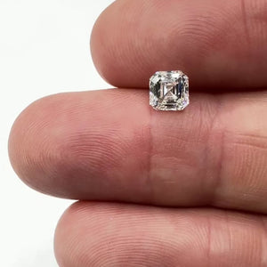 1.01ct | K/SI1 Asscher Shape Step Cut Diamond (GIA) - Modern Rustic Diamond