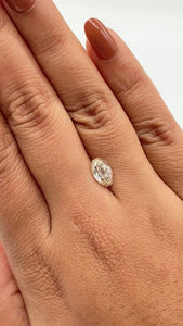 1.58ct | Champagne SI Oval Shape Step Cut Diamond - Modern Rustic Diamond