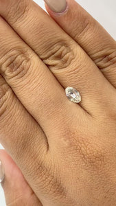 1.01ct | I/SI1 Oval Shape Step Cut Diamond (GIA) - Modern Rustic Diamond