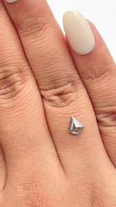 0.68ct | Rustic  Kite Shape Step Cut Diamond - Modern Rustic Diamond