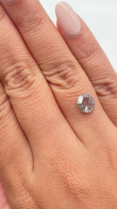 1.44ct | Rustic Oval Shape Rose Cut Diamond - Modern Rustic Diamond