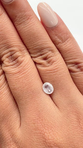 0.99ct | Salt & Pepper Oval Shape Rose Cut Diamond - Modern Rustic Diamond