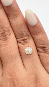 1.28ct | Rustic  Round Shape Rose Cut Diamond - Modern Rustic Diamond