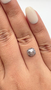 1.37ct | Rustic Cushion Shape Rose Cut Diamond - Modern Rustic Diamond