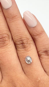1.06ct | Rustic Oval Shape Rose Cut Diamond - Modern Rustic Diamond