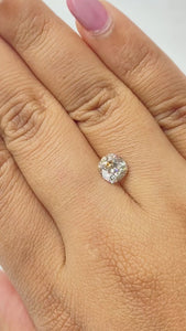 1.51ct | Light Brown VVS Cushion Shape Old Mine Cut Diamond - Modern Rustic Diamond
