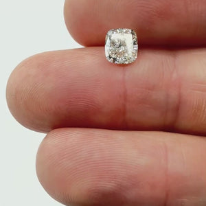 1.30ct | K/SI1 Cushion Shape Brilliant Cut Diamond (GIA) - Modern Rustic Diamond