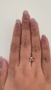 2.08ct | Cognac VVS Cushion Shape Old Mine Cut Diamond - Modern Rustic Diamond