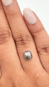 1.42ct | Rustic  Cushion Shape Rose Cut Diamond - Modern Rustic Diamond