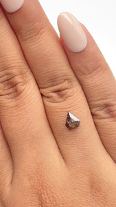 0.71ct | Rustic  Shield Shape Step Cut Diamond - Modern Rustic Diamond