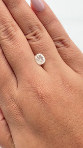 1.88ct | Salt & Pepper Cushion Shape Brilliant Cut Diamond - Modern Rustic Diamond