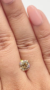 1.58ct | Champagne VS1 Cushion Shape Old Mine Cut Diamond (GIA) - Modern Rustic Diamond