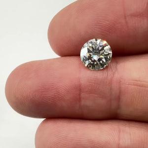 2.00ct | K/VS1 Round Shape Brilliant Cut Diamond (GIA) - Modern Rustic Diamond