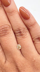 0.43ct | Champagne SI Cushion Shape Brilliant Cut Diamond - Modern Rustic Diamond
