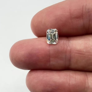 1.50ct | K/VS1 Emerald Shape Brilliant Cut Diamond (GIA) - Modern Rustic Diamond