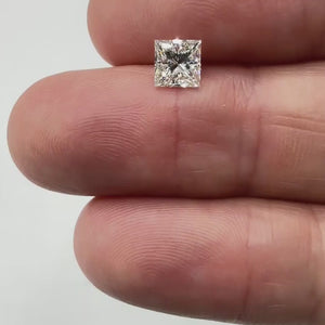 1.00ct | J/VS2 Princess Shape Brilliant Cut Diamond (GIA) - Modern Rustic Diamond