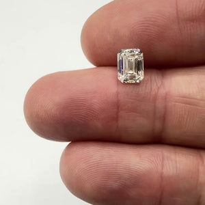 1.50ct | K/VVS2 Emerald Shape Brilliant Cut Diamond (GIA) - Modern Rustic Diamond