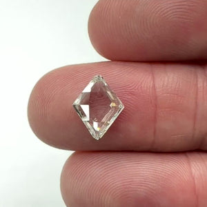 1.72ct | H/SI1 Lozenge Shape Rose Cut Diamond (IGI) - Modern Rustic Diamond