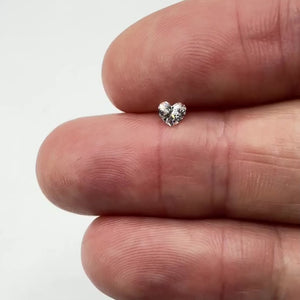 0.85ct | M/VVS1 Heart Shape Brilliant Cut Diamond (GIA) - Modern Rustic Diamond