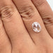 1.23ct | F/SI1 Oval Shape Rose Cut Diamond (GIA) - Modern Rustic Diamond