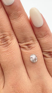 0.92ct | Rustic Oval Shape Rose Cut Diamond - Modern Rustic Diamond