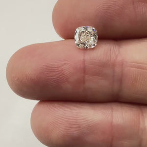 1.50ct | S-T/VVS2 Cushion Shape Brilliant Cut Diamond (GIA) - Modern Rustic Diamond