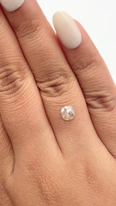 0.59ct | Rustic  Cushion Shape Rose Cut Diamond - Modern Rustic Diamond