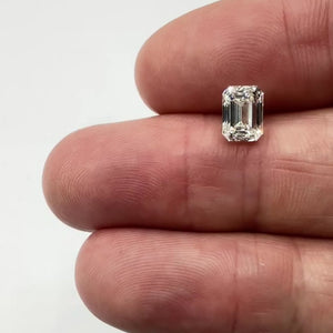 1.71ct | L/VS2 Emerald Shape Brilliant Cut Diamond (GIA) - Modern Rustic Diamond