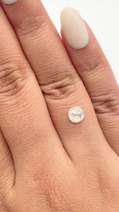 1.02ct | Salt & Pepper Cushion Shape Rose Cut Diamond - Modern Rustic Diamond