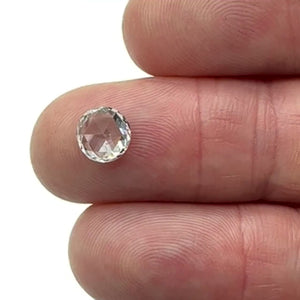 1.14ct | E/VVS1 Round Shape Rose Cut Diamond (GIA) - Modern Rustic Diamond