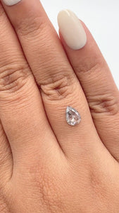 0.75ct | Rustic Pear Shape Rose Cut Diamond - Modern Rustic Diamond