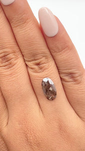 1.53ct | Rustic Oval Shape Rose Cut Diamond - Modern Rustic Diamond