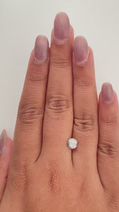 1.03ct | Salt & Pepper Cushion Shape Brilliant Cut Diamond - Modern Rustic Diamond
