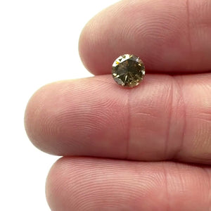 1.00ct | Cognac SI Round Shape Brilliant Cut Diamond - Modern Rustic Diamond
