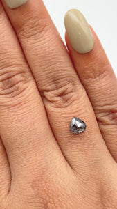 0.84ct | Rustic  Pear Shape Rose Cut Diamond - Modern Rustic Diamond