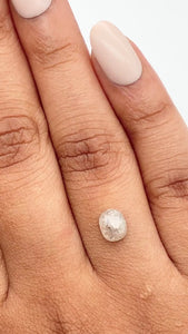 1.15ct | Rustic  Oval Shape Rose Cut Diamond - Modern Rustic Diamond