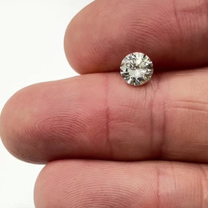 0.80ct | M/SI2 Round Shape Brilliant Cut Diamond (GIA) - Modern Rustic Diamond