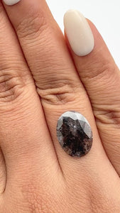 3.25ct | Rustic Oval Shape Rose Cut Diamond - Modern Rustic Diamond