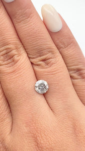 1.54ct | Rustic  Round Shape Brilliant Cut Diamond - Modern Rustic Diamond