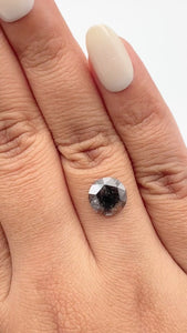 1.50ct | Rustic  Round Shape Rose Cut Diamond - Modern Rustic Diamond