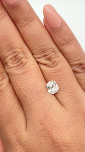 1.50ct | H/VS1 Cushion Shape Old Mine Cut Diamond (GIA) - Modern Rustic Diamond