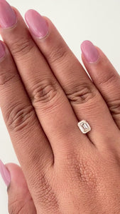 1.03ct | Champagne VS-SI Emerald Shape Step Cut Diamond - Modern Rustic Diamond