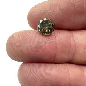 2.57ct | Cognac I1 Round Shape Brilliant Cut Diamond - Modern Rustic Diamond