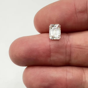 1.50ct | K/SI1 Emerald Shape Brilliant Cut Diamond (GIA) - Modern Rustic Diamond